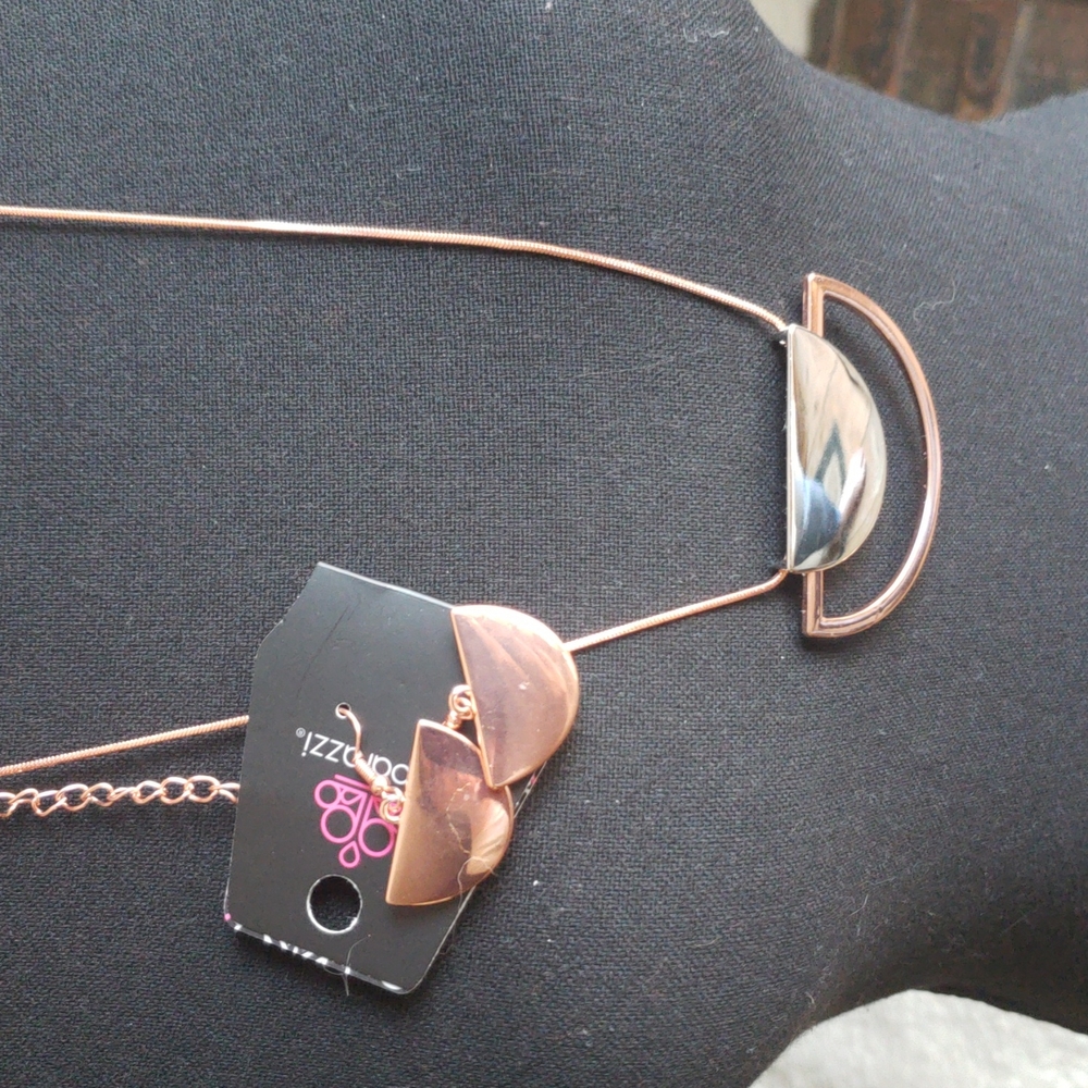 Necklace and earrings